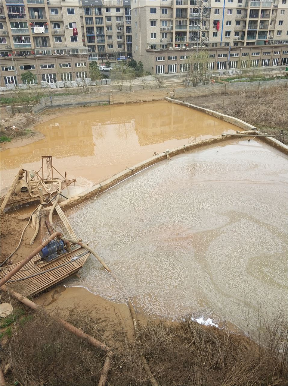 浦江沉淀池淤泥清理-厂区废水池淤泥清淤