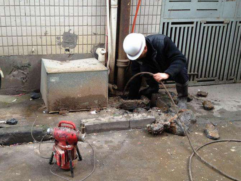 浦江疏通下水道-洗菜池疏通